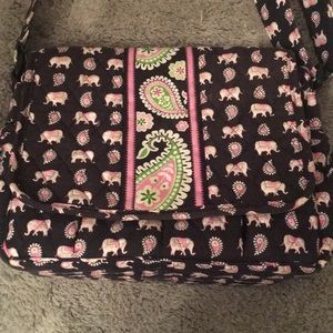 Pink elephant Vera Bradley bag